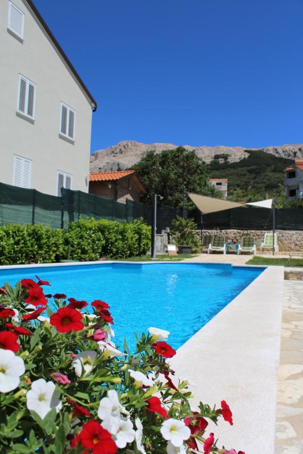 Rooms Nadia3 Baška Exteriör bild